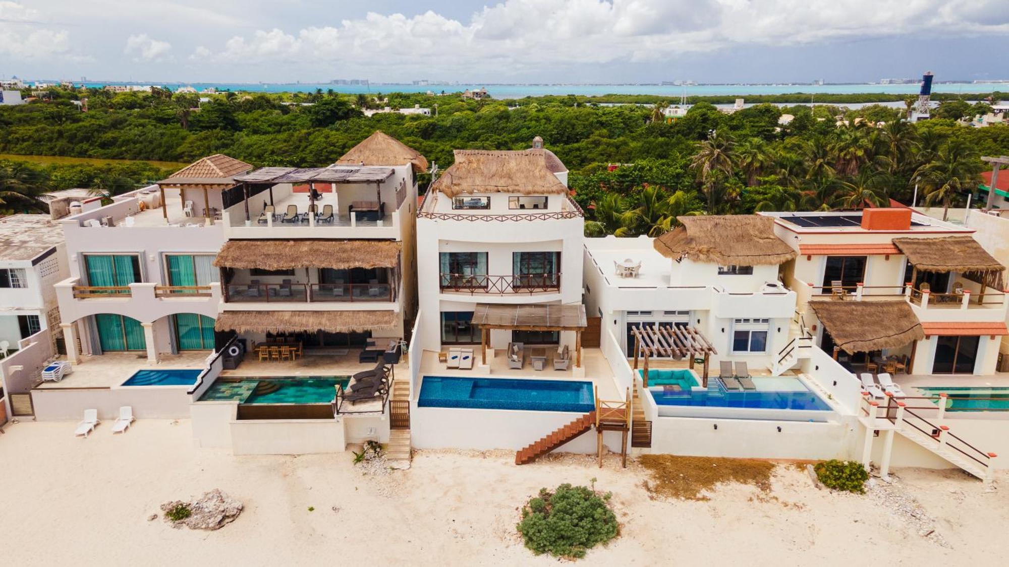 Villa Casa Javi- Ocean Front Located Mid Isla Mujeres Esterno foto